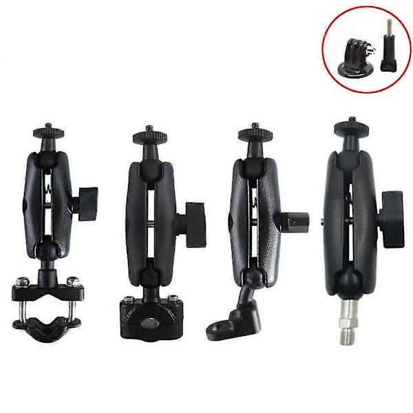 Motorcykel Backspegel Kamerafäste för Insta 360 One/One X/Osmo/Hero - Cykelstyre Fäste Liten rördiameter