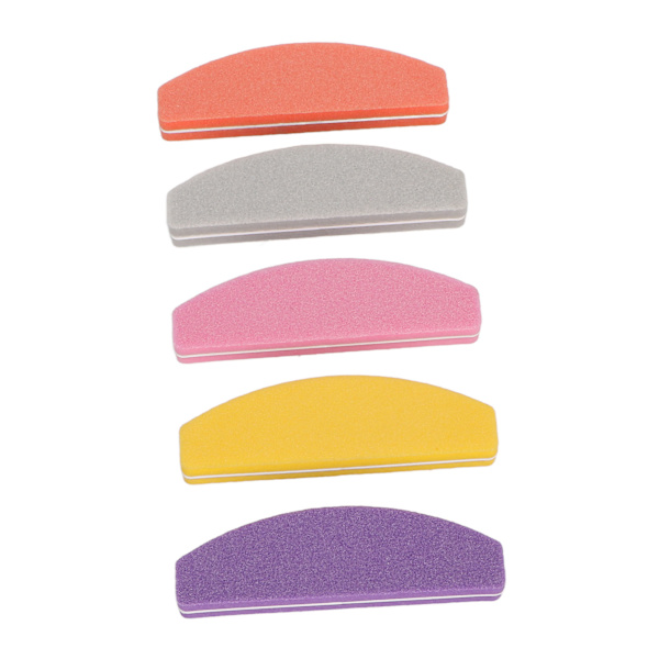 5 kpl Nail Buffer Block Kaksipuolinen pestävä kiillotushiomaharkko manikyyri työkalu nail art varten