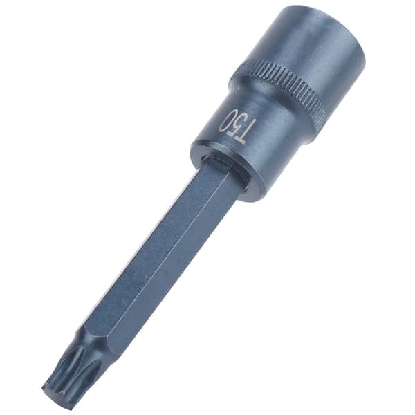 Socket Bit Star S2 Legert Stål Elektrisk Hurtignøkkel Verktøy Maskinvare Blånering 1/2X100XT50