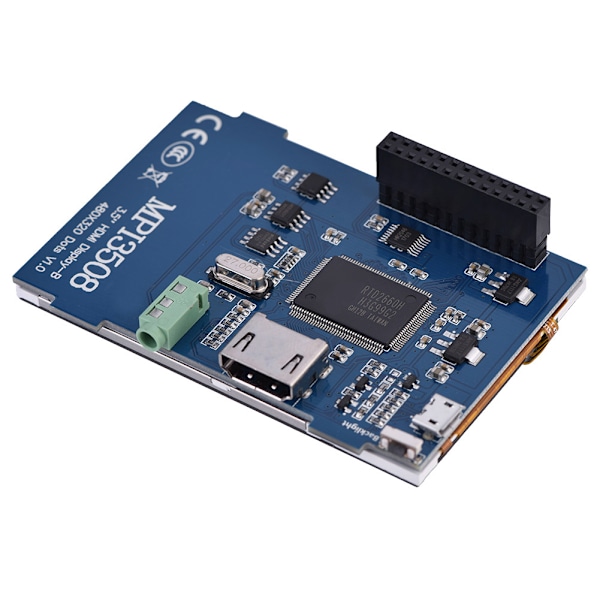 3,5 tuuman HDMI 480 * 320 LCD-kosketusnäyttö akryylikotelolla Raspberry Pi 2/3:lle