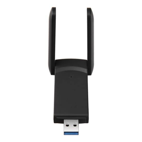 1300M Dual Band WiFi-adapter 2.4G 5.8G USB3.0-interface Justerbar signalsensitivitet WiFi-adapter til bærbar computer Sort