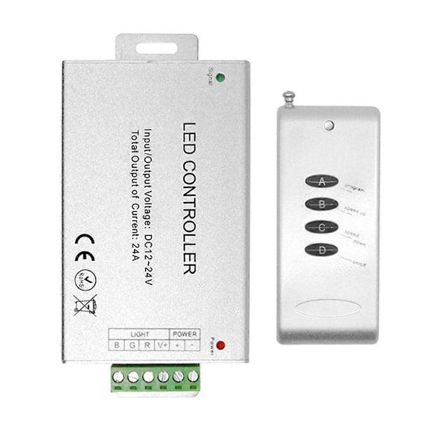 12A LED controller 4-tasters RGB controller trådløst RF modul