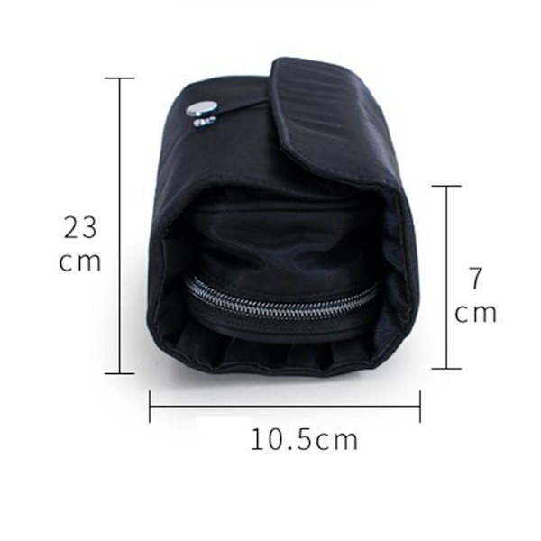 Ammattimaiset meikkisiveltimet Organizer Makeup Artist Cosmetic Case Matkasivellintelineen Rollable Case