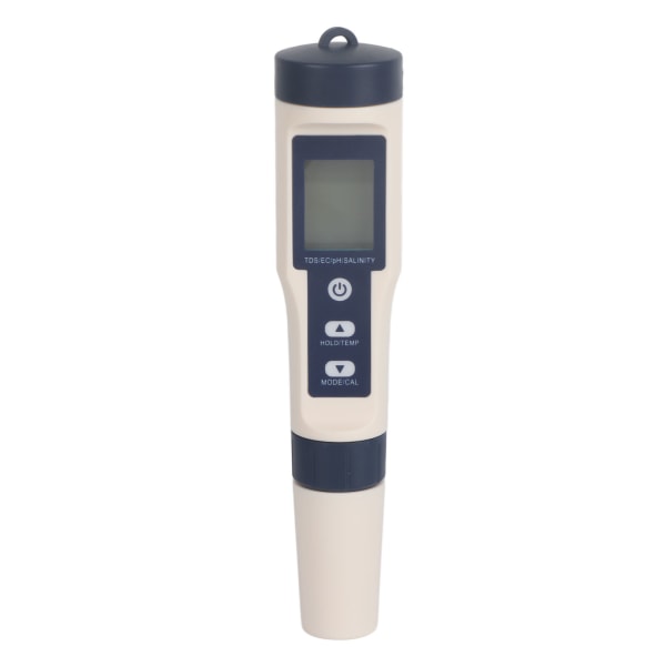 EZ-9909 5 i 1 funktion Vandkvalitetstestmåler PH Salinity TDS EC Tester med baggrundsbelysning