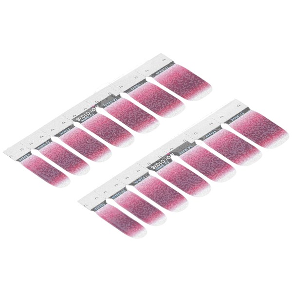 Gradient Nail Art Transfer Sticker Självhäftande nagellacksremsor Full Wraps Dekaler(38)