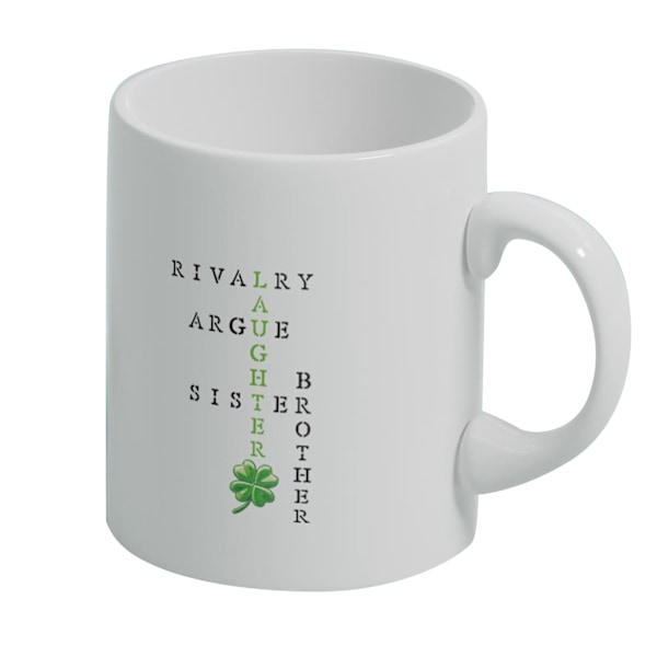 Kaffe krus med klart trykk, bred munn, keramisk drikkevannskopp for te, varm sjokolade, hjemmekontor CCP319