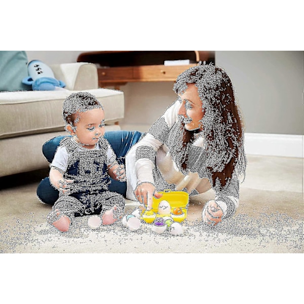 Toomies Hide And Squeak Ägg, Pedagogisk Formsorterare Baby, Småbarn