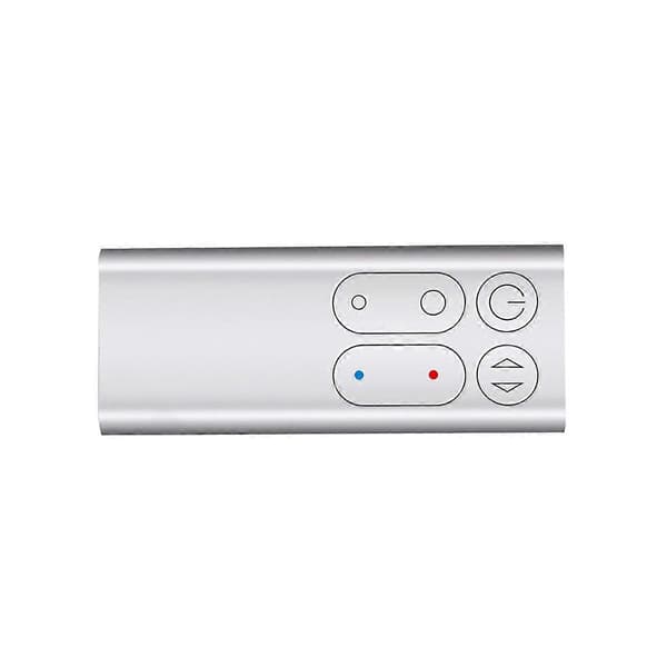 Erstatningsfjernkontroll egnet for AM04 AM05 Luftrenser Bladløs Vifte Fjernkontroll Silver