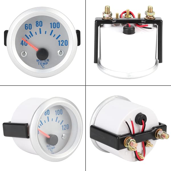 52mm 2' Universal Bilmotor Digital Blå LED Vandtemperaturmåler 40-120℃ Område
