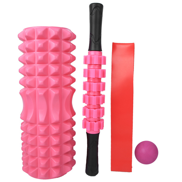 33cm Piikkimäinen Jooga Ontto Vaahtomuovirulla Hierontatanko Fascia Pallosetti Pilates 33CM 5in 1