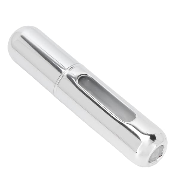 Mini påfyllningsbar parfymatomizerflaska doftpumpfodral kosmetisk sprayflaska 5mlSilver