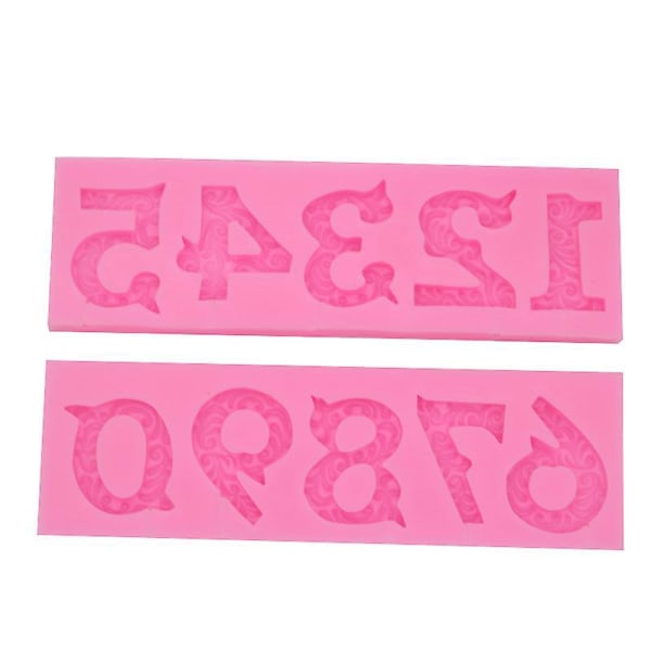 3D Silicone Number Cake Mold - Perfect for Anniversary Decorations