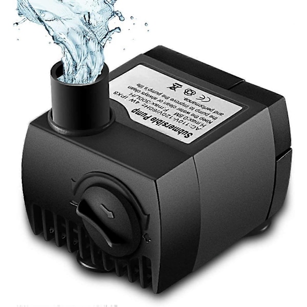 Dränkbar Vattenpump - Ultratyst Mini Fontän Vattenpump Akvarium, Damm, Akvarium, Staty Vattenpump