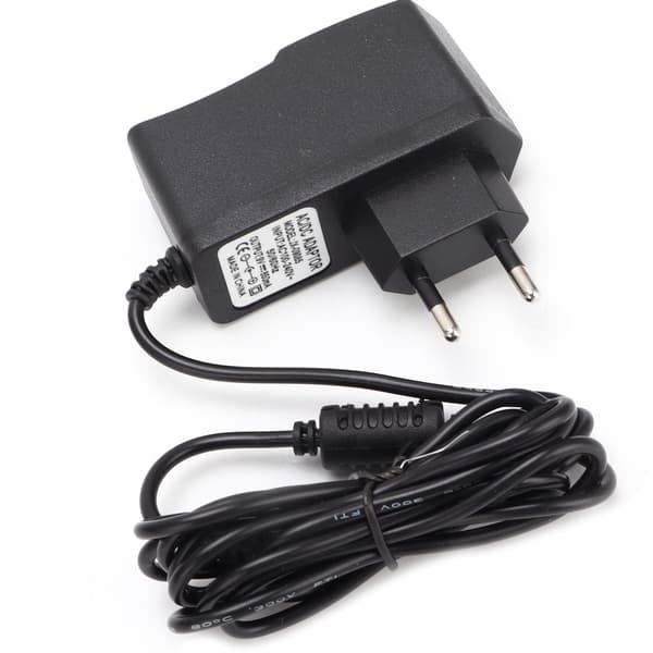 Strømadapter 9V Sort Multi Effects Plast Bredt Anvendelig Linjelængde 190cm 9V AC100‑240V EU-stik