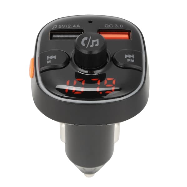 Bil Bluetooth Radio FM-senderadapter Mp3-spiller Håndfri støtte for QC3.0-lader