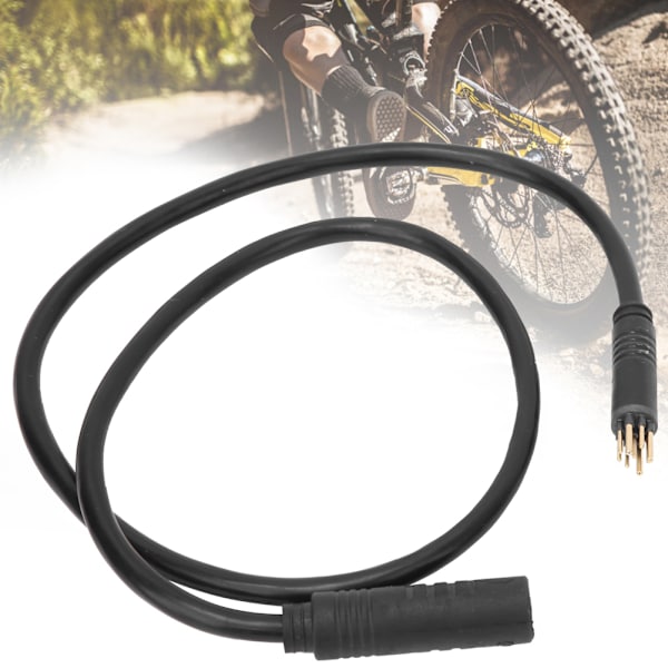 9-polet Motor Forlængerkabel til Elcykel Hun til Han Tråd E-cykel Tilbehør (1,5 * 600 mm)
