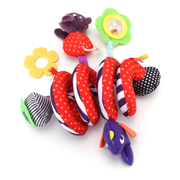 Baby Plysch Barnvagnsleksaker Spädbarn Spiral Spjälsängsleksak Småbarn Pedagogisk Plysch Hängande Leksak#02