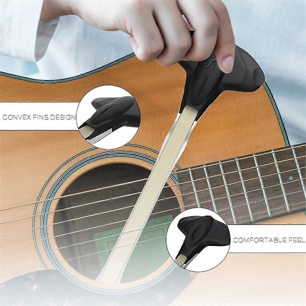 Gitarbue 22,6 cm Lengde Gitar Stemme Tone Plekter Tilbehør Oransje