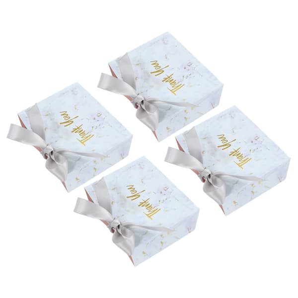 10 set tackpresentpåsar guldfolie bokstavstryck mönster marmorstruktur TACK presentförpackning bröllopsfestdekoration