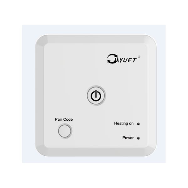 Programmerbar trådløs monobloktermostat – LCD-display – Batteridrevet – 10A trådløst relæ – 230V kedelstyring – HF-13523