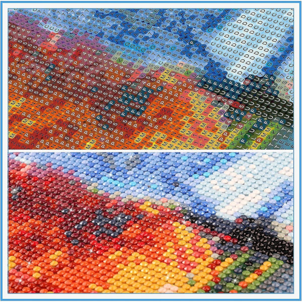 Solar System Planets Diamond painting - 40*30cm för Vardagsrumsinredning