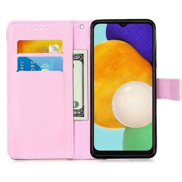 För Samsung Galaxy A54 5g PU Läder Plånbok Ställ Telefonfodral Fullständig Täckning Inre TPU-skydd Zekai Baby Panda