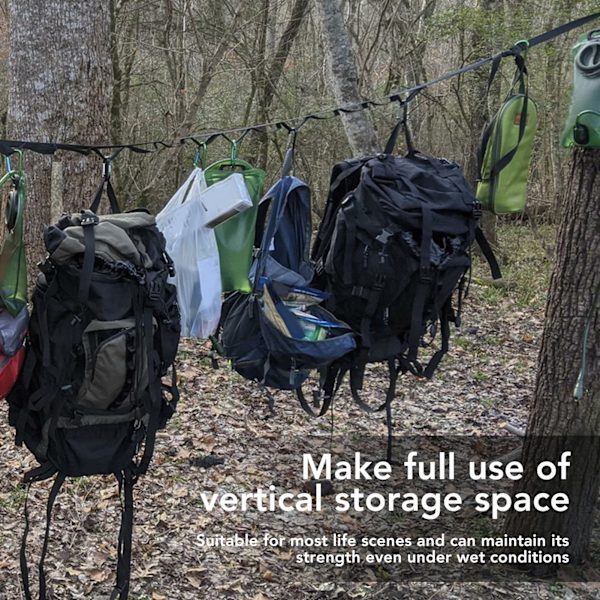 Monikäyttöinen Nylon Camping-vaatenauha