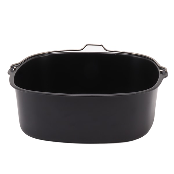 Kakefat for frityrtilbehør i metall med non-stick belegg, bakekakeform frityrbakepanne med håndtak 8 tommer