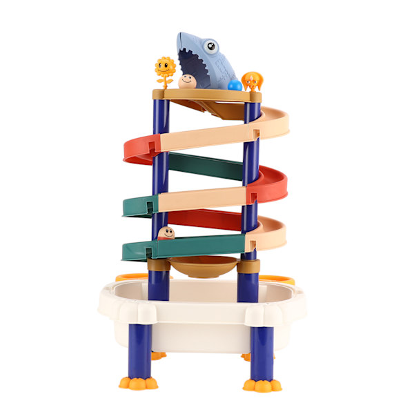 Børns sporblok skrivebordslegetøj DIY samling baby børn bad bruser bygning spor legetøjssæt sporblok skrivebordslegetøj