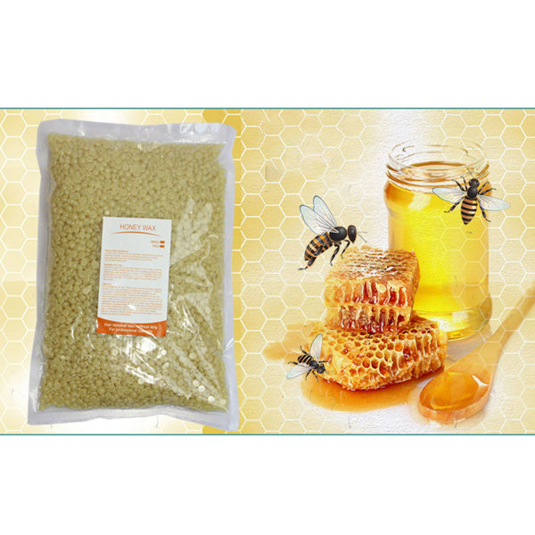 Hårde voksbønner til næseben til kropshårfjerning Papirfri hurtig afhåring Big Bag 1000G honning