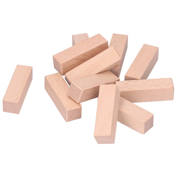 11 kpl kaiverruspuupalikkaa viimeistelemätön puuleima luonnonpyökki DIY veistotyökalu 7 x 2 x 2 cm aloittelijoille ja asiantuntijoille
