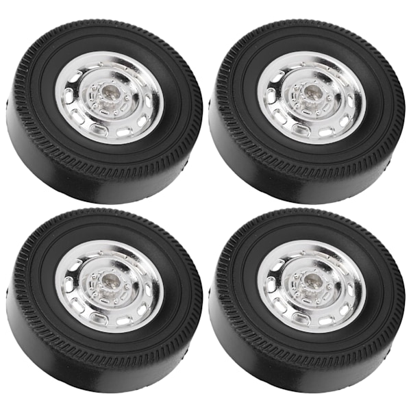 4 kpl metallia ajelehtivaa kumipyörän rengasvaihtotarviketta WPL D12 1/10 RC-autoon, tyyppi A