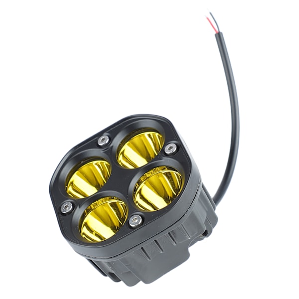 40W Motorcykel Forlygte LED Spotlight Gult Lys Vandtæt til Offroad-køretøjer Biler