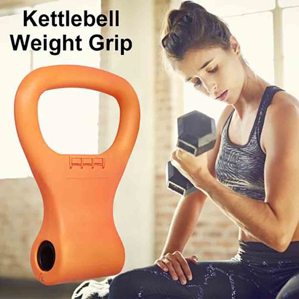 Justerbar Kettlebell - Bärbar viktgrepp - Reseutrustning för träning - Klämmor till hantel för tyngdlyftning och bodybuilding