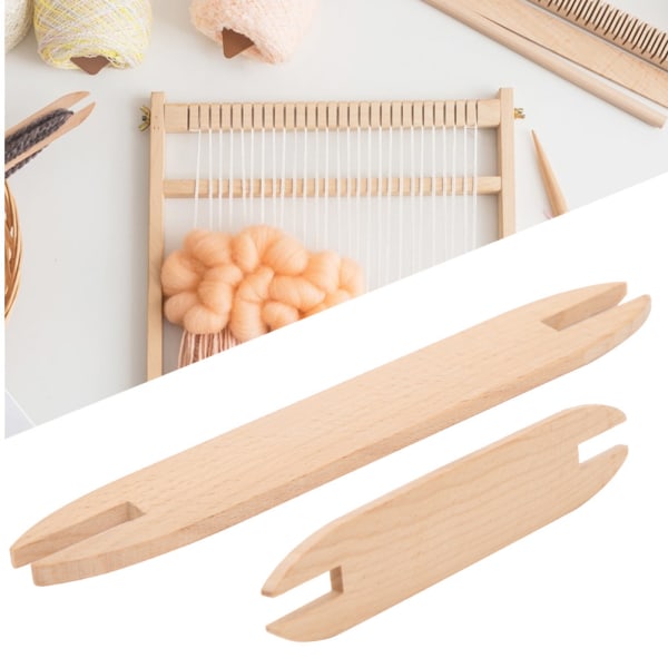 Bokträvävning Shuttle Set för DIY tröja Scarf Gobeläng vävning