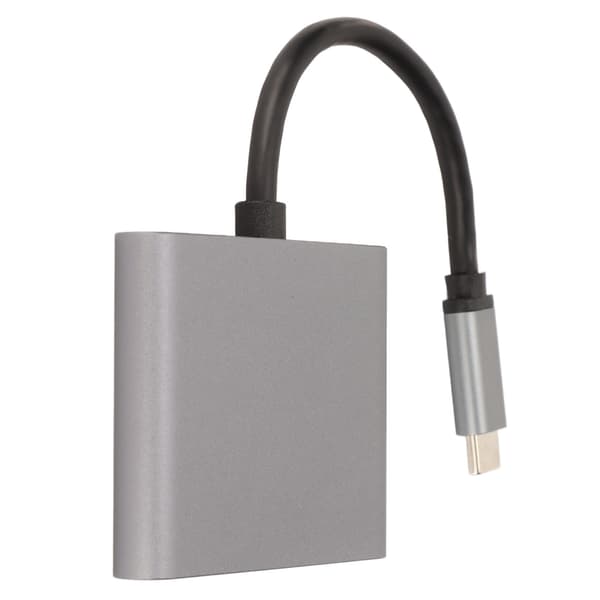 USB C - HD Multimedia Interface -keskitin tukee 4K 60HZ USB C - kaksois-HD Multimedia Interface -sovitinta