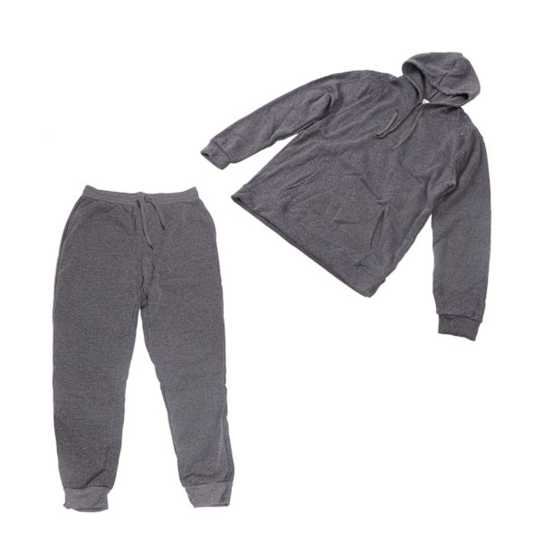 Män Joggingdräkt XXXL Atletisk Sweatshirt Mörkgrå Mode Herr Hoodies Sweatshirt Set Casual Löpning Jogging Sport Kostym
