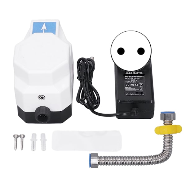 24V Vandpumpe Automatisk Booster Lille Centrifugalpumpe til Husholdningsvarmer Rørledning 100‑240V EU Stik