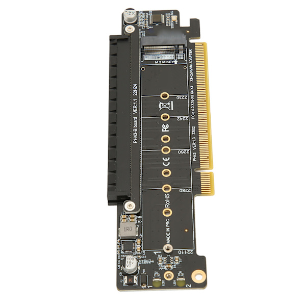 PCIE X16 Expansion Card M.2 NVMex2 Stöder PCIE4.0 Pcie X16 till X8 X4 Split Expansion Card