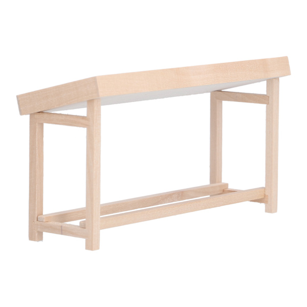 Nukkekotihyllytelineet 1:12 Miniatyyripuinen telinehylly nukkekodille DIY-koriste Hedelmä- ja vihanneshylly3