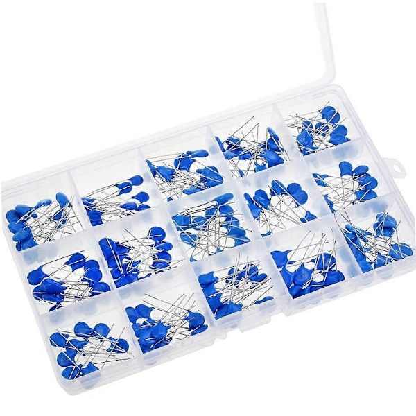 180 st 15 värden Högspännings DIP Keramisk Kondensator Kit 100PF-10000PF