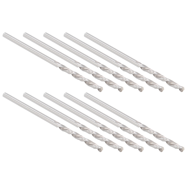 10 st spiralborrset set rakt skaft industritillbehör 1,55 mm