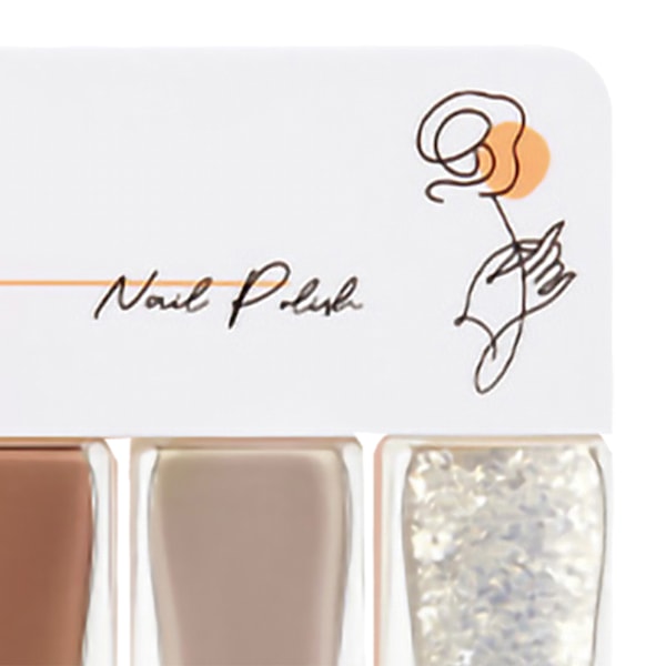 3-pack nagellackset på vattenbasis för kvinnor, lätt att ta bort, snabbtorkande nagellack för dejting, halloweenfest T05