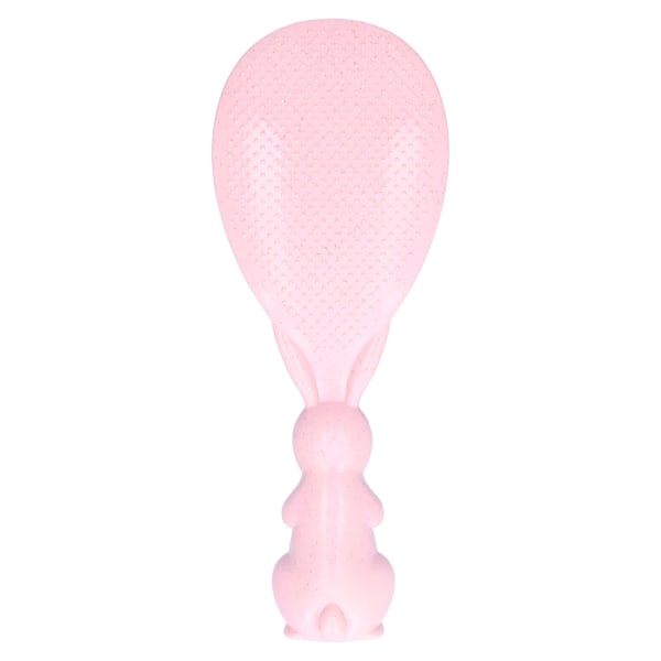 Søt kanin non-stick risskje tredimensjonal stående kanin risskje for riskoker (rosa)