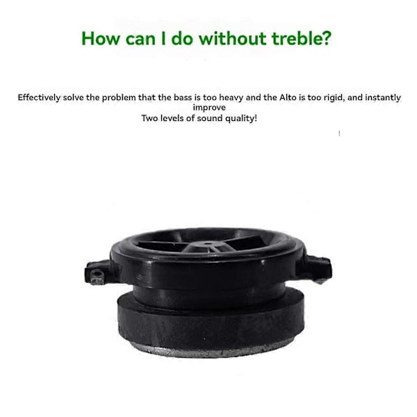 2 STK 1,5 Tommer Super Tweeter 4Ω 3W Titanium Film Tweeter Højttaler