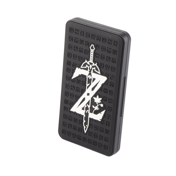 Spillekort-etui 24 slots 3D-prægning Magnetisk bærbart ekstra stort spil-etui Holder Organizer til Switch Zelda Z