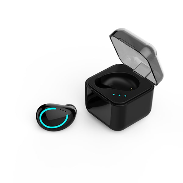 Enkelte øre Bluetooth-øretelefoner 5.0 In Ear True Wireless Earbuds Sports Usynlige øreprop-headset