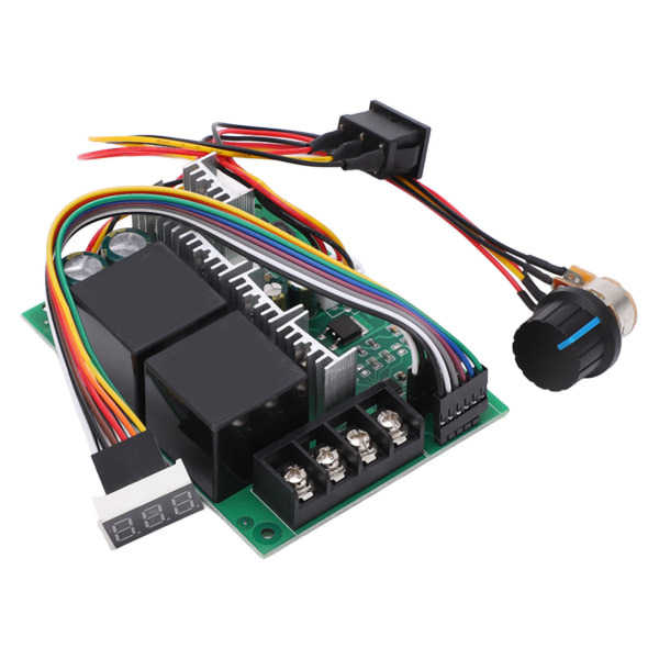 DC-motorhastighetsregulator 12‑24V 60A CW CCW-styrbrytare med potentiometer digital display