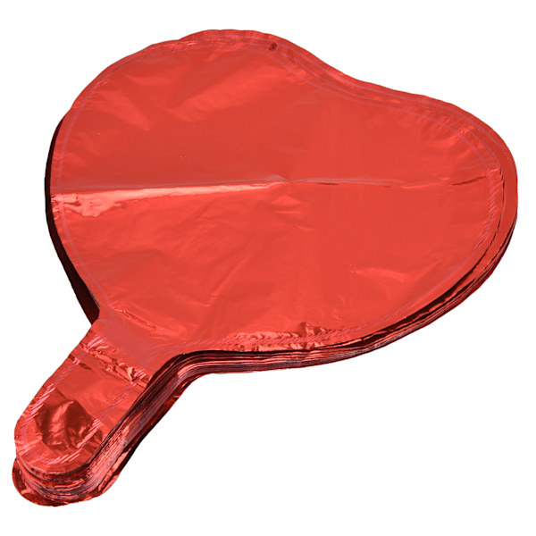50 stk røde balloner hjerteformede lys farve aluminium film dekorativ ballon til hjemmefest bryllupper
