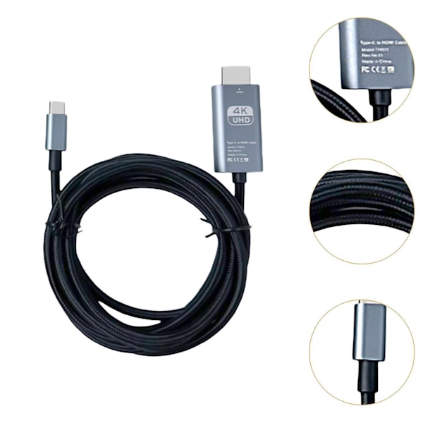 Interface til USB C-kabel Type C til Interface-adapter til computerprojektion